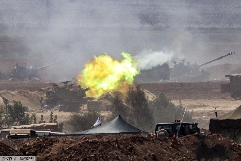 巴以沖突死亡人數達2400人 直擊加沙邊界炮火